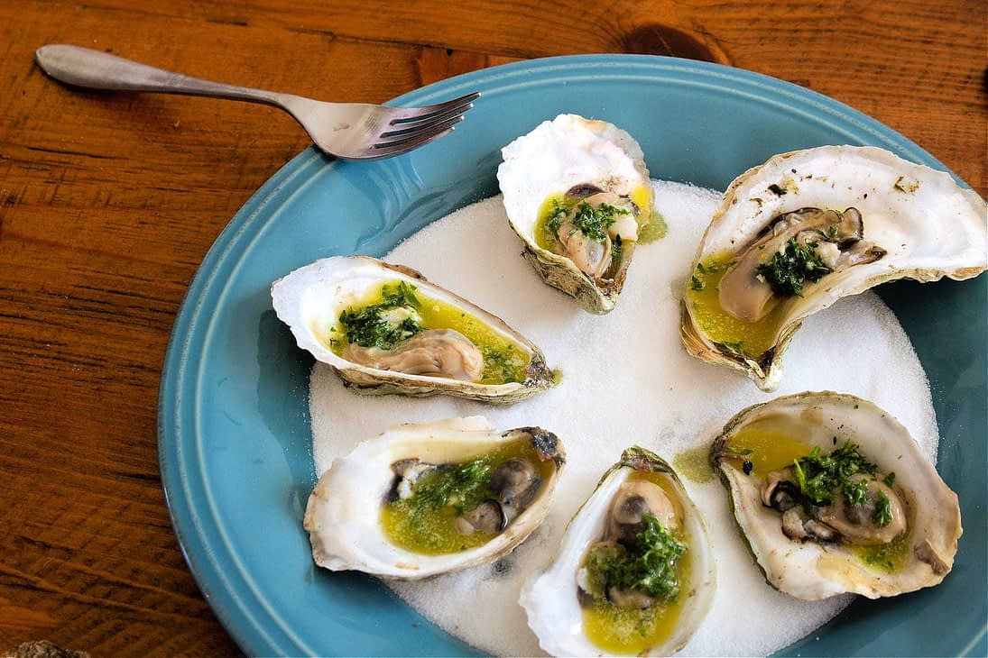 Oysters with Gremolata and Lemon Agrumato