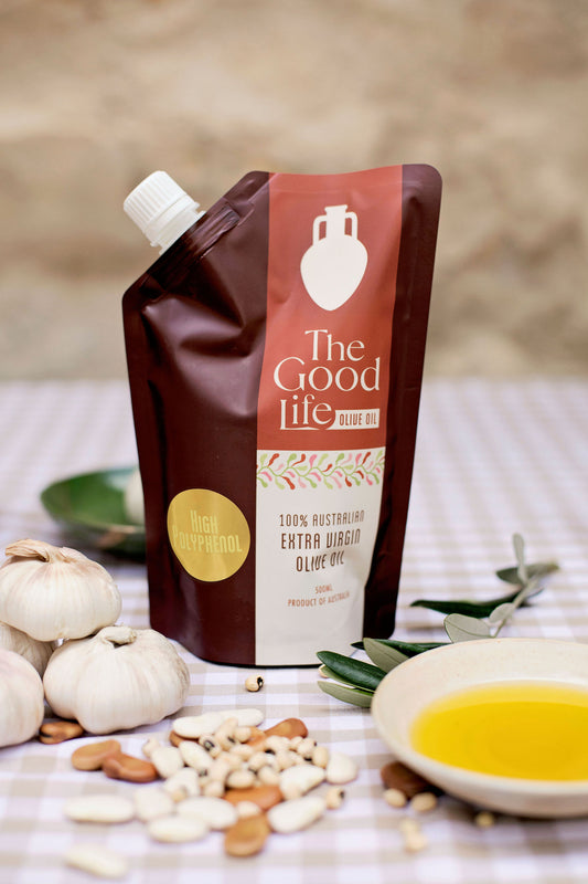 High Polyphenol 2025 Australian Olive Oil Coratina Frantoio mediterranean diet